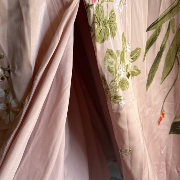 Lulu's Pink and Green Maxi Dress for Elegant Occasions - Picture 6 of 8